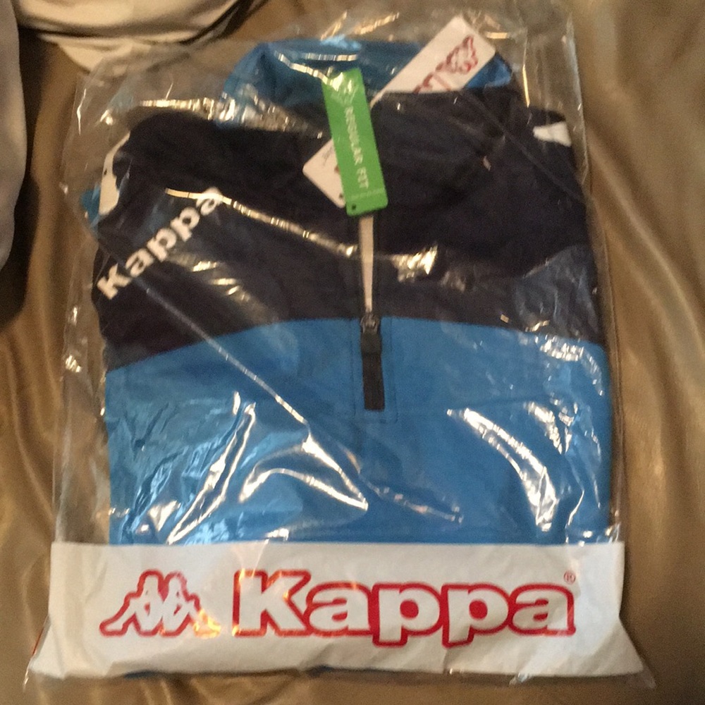 Kappa tracksuit half zip youth xxl or adult small NWT
